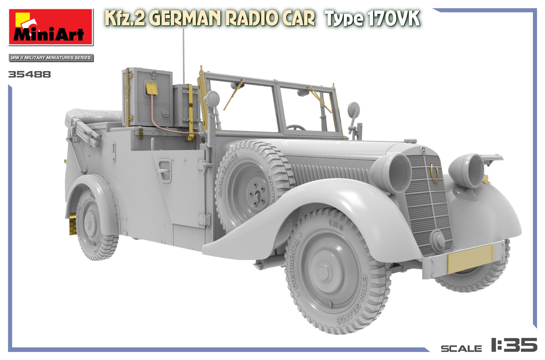 miniart-35488-kfz-2-radio-car-maquette-camion-militaire-1-35-wwii image 6