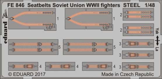 eduard-49100-ceintures-soviet-fighters-steel-avion-1-48 image 1