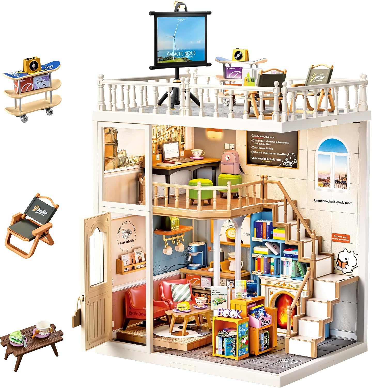 fairy-care-fc-dbs8015-dreamy-bay-scene-maison-miniature-book-caf-2-tages image 2