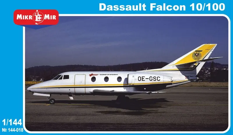 mikromir-dassault-falcon-10-100-maquette-avion-civil image 1