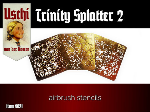 uschi-van-der-rosten-4021-trinity-2-splatter-pochoir-lot-3-taches image 1