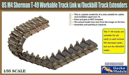 gecko-35gm0095-chenilles-sherman-t-49-1-35-duckbill image 1