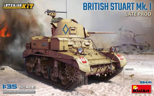 miniart-35441-stuart-mk-i-late-maquette-char-1-35-int-rieur image 1