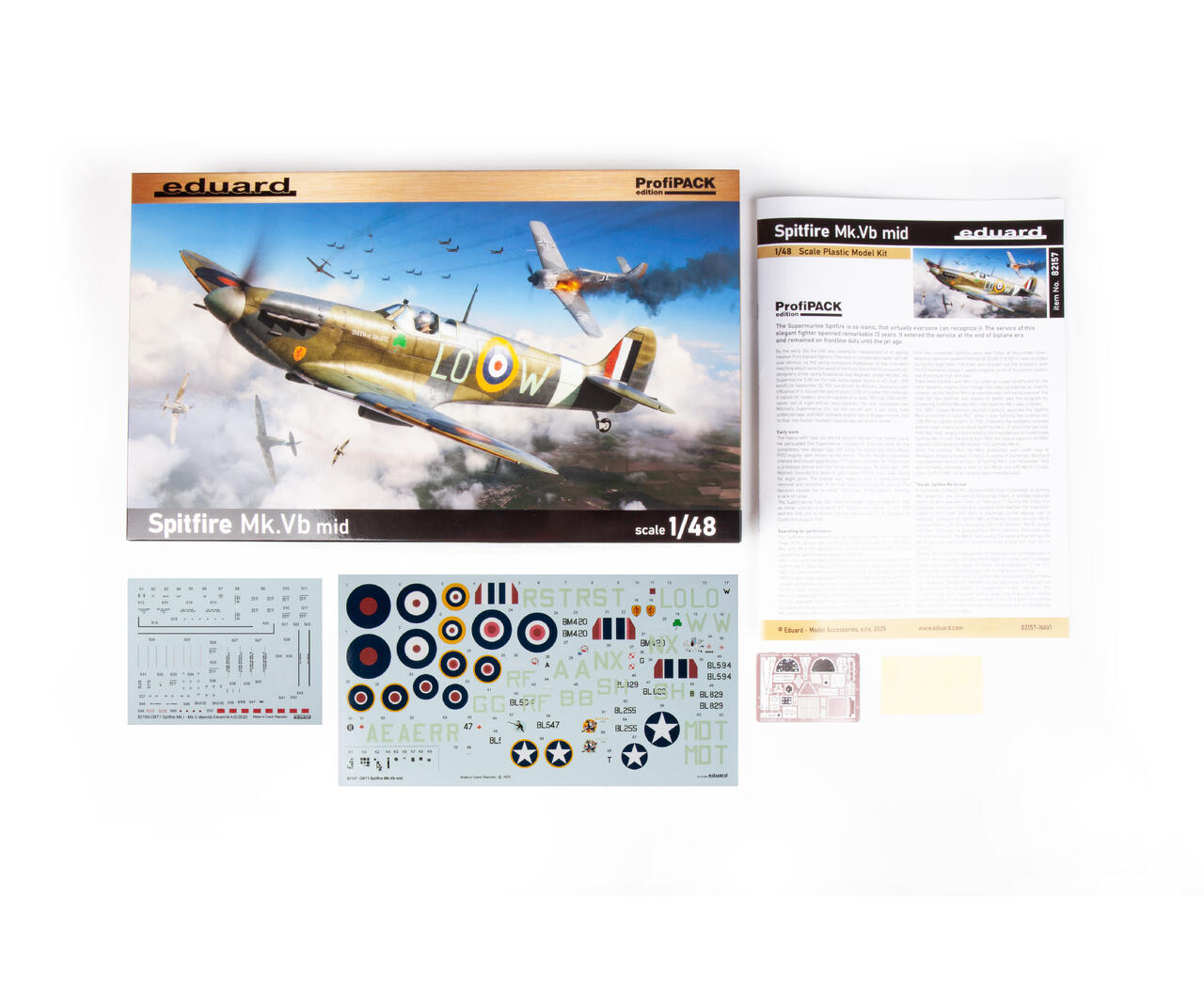 eduard-82157-spitfire-mk-vb-mid-maquette-avion-1-48-profipack image 2