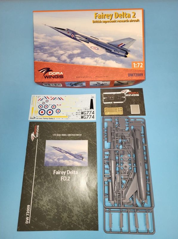 dora-wings-1-72-fairey-delta-2-maquette-avion-supersonique image 2