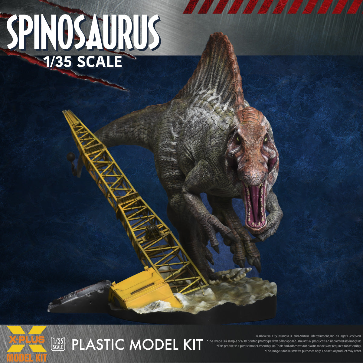 x-plus-spinosaurus-jurassic-park-iii-maquette-1-35-diorama image 1