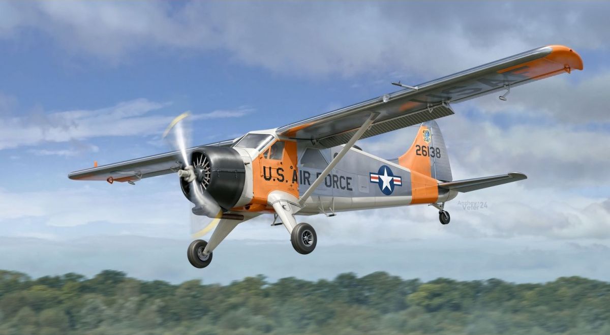 dora-wings-l-20a-u-6a-beaver-maquette-avion-1-48-militaire image 1