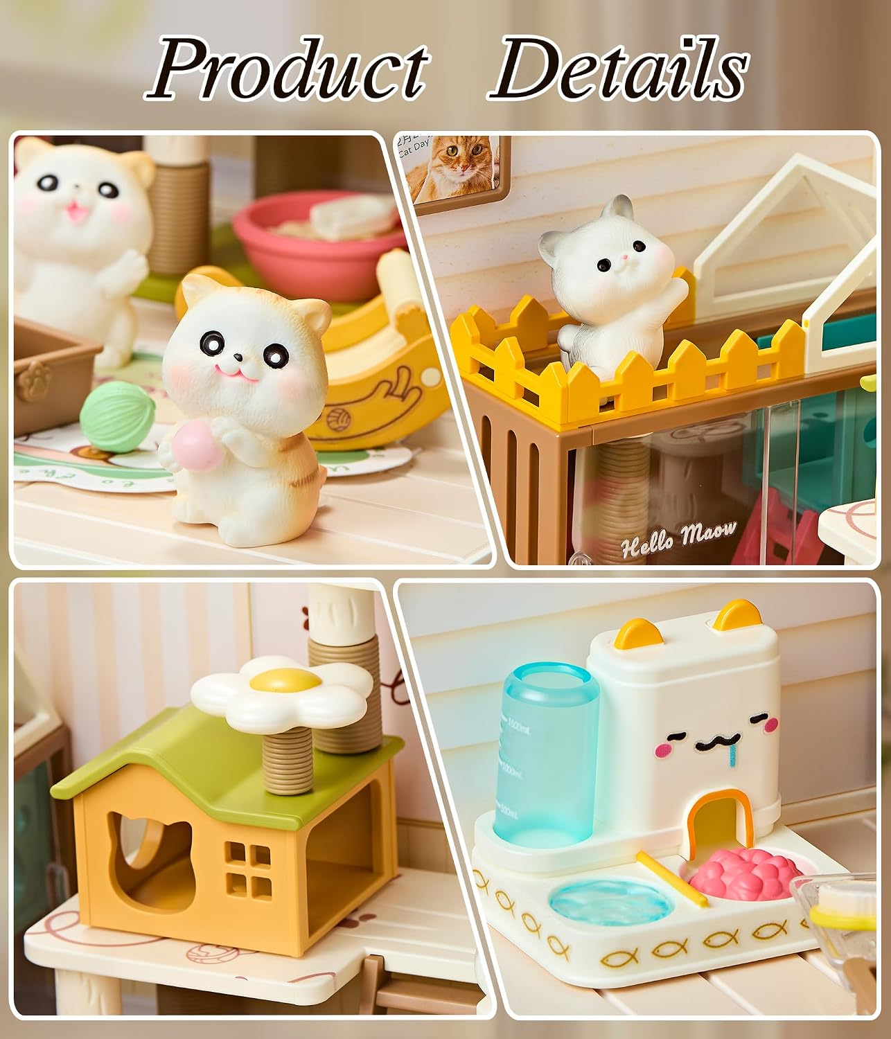 fairy-care-fc-dbs8012-dreamy-bay-scene-maison-miniature-chat-cat-life image 4