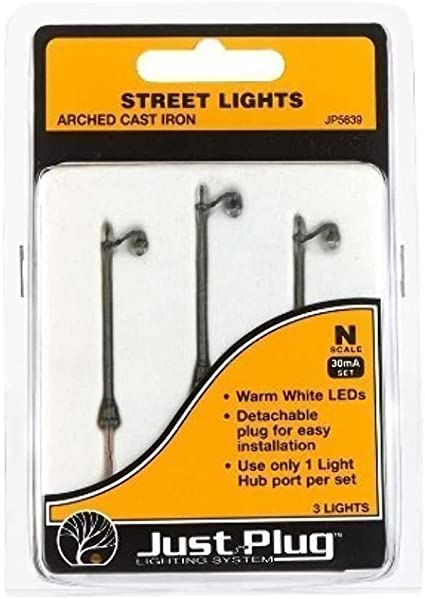 woodland-scenics-jp5639-street-lights-lampadaires-diorama image 1