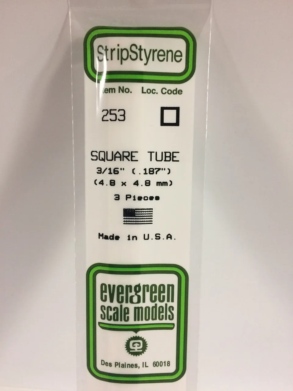 evergreen-rod-and-tube-253-tube-carr-blanc-4-8mm-3-pcs image 1