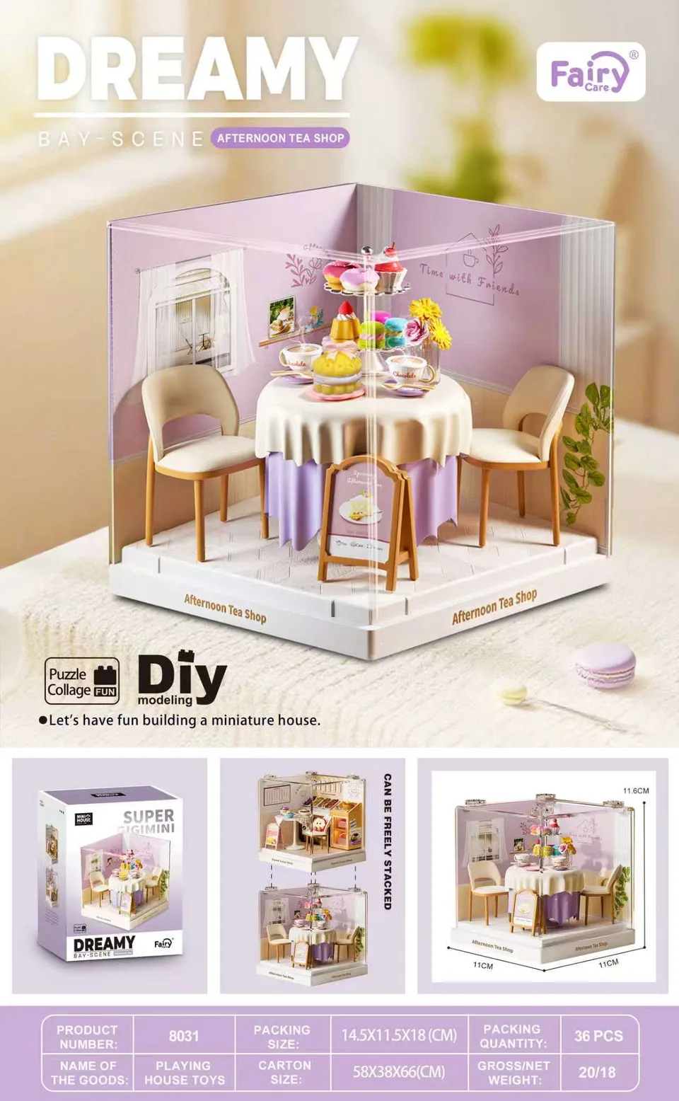 fairy-care-fc-dbs8031-dreamy-bay-scene-maison-miniature-salon-th image 1