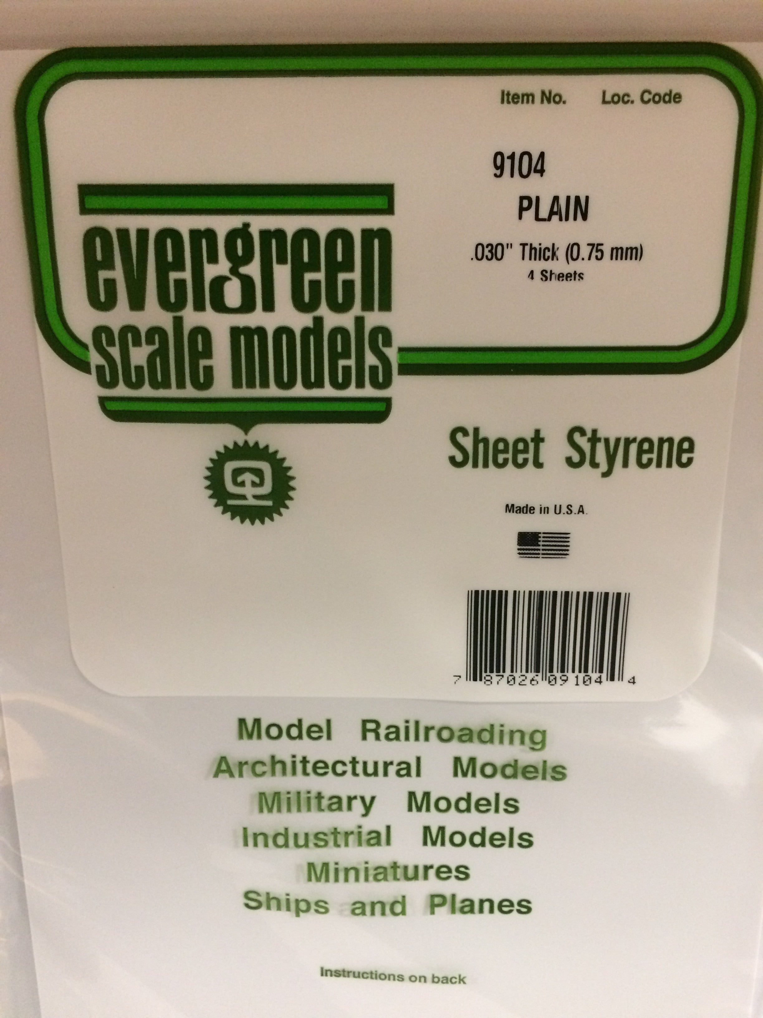 evergreen-sheets-9030-plaque-polystyr-ne-blanche-opaque-0-75-mm-lot-2 image 2