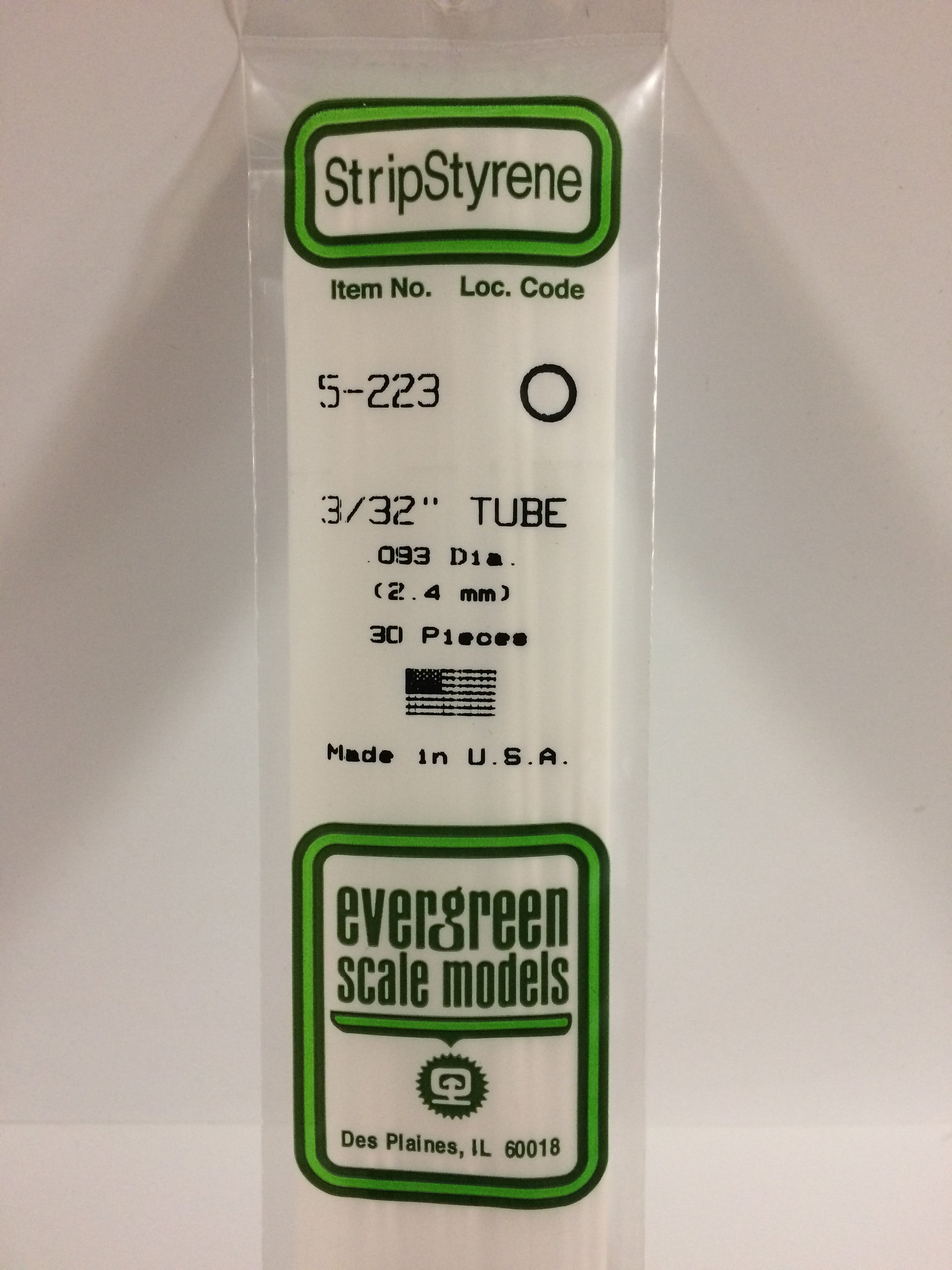 evergreen-rod-and-tube-223-tube-rond-blanc-2-4mm-6-pcs image 2