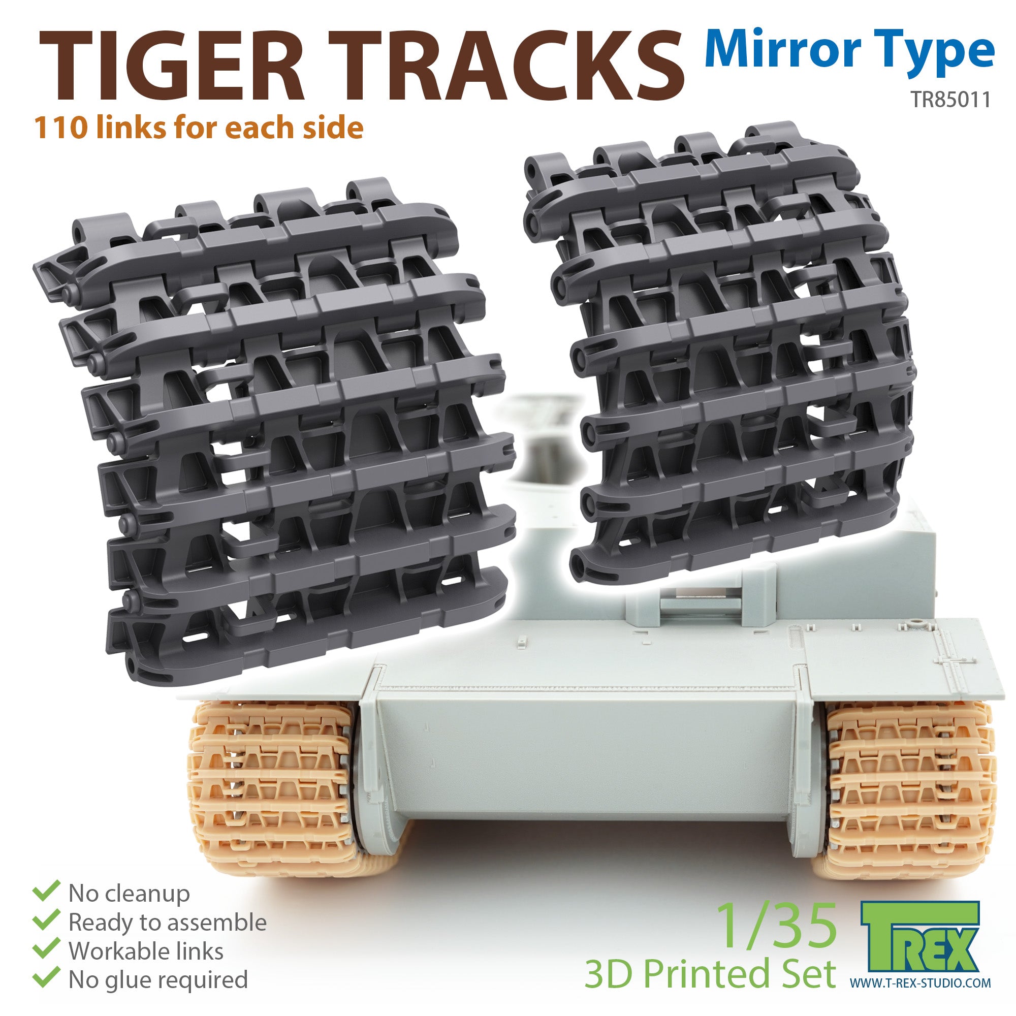 t-rex-85011-tiger-mirror-chenilles-1-35-articul-es image 1