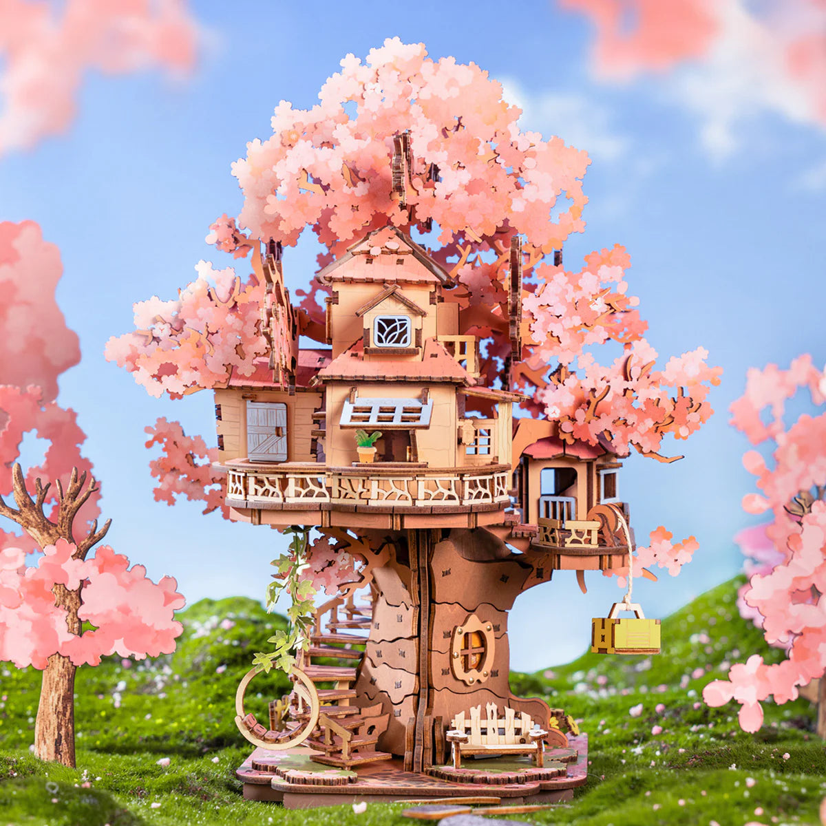 rolife-tgs04-sakura-tree-house-puzzle-3d-bois image 2