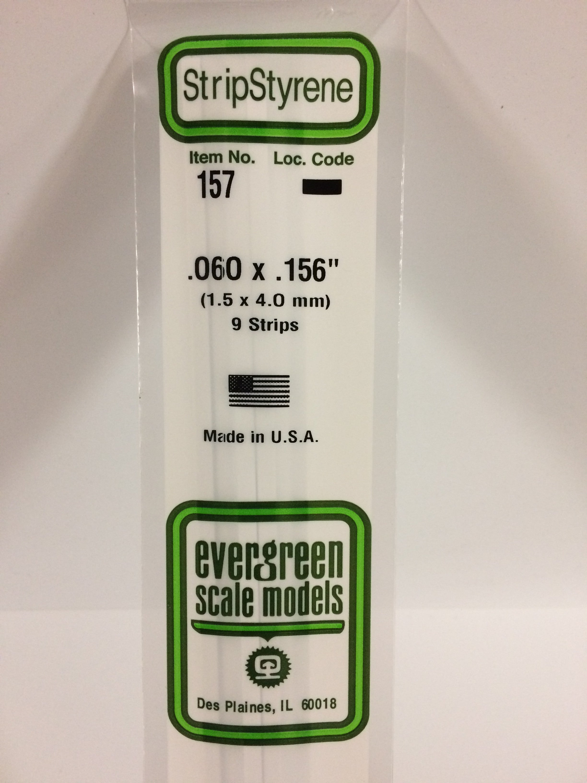 evergreen-strips-157-profil-blanc-1-5x4-0mm-9-pi-ces image 1