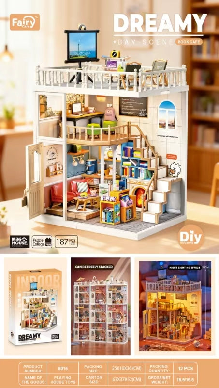 fairy-care-fc-dbs8015-dreamy-bay-scene-maison-miniature-book-caf-2-tages image 1