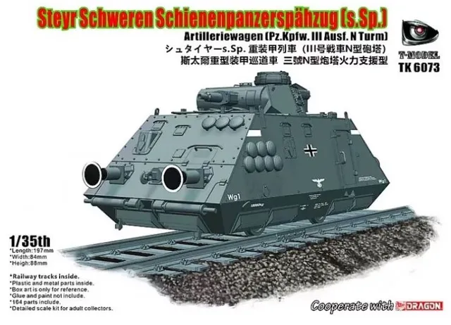 t-model-afv-tk6073-steyr-s-sp-1-35-maquette-char-rails image 1