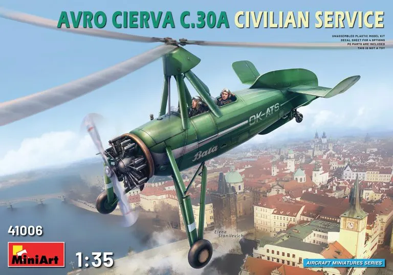 miniart-avro-cierva-c-30a-maquette-h-licopt-re-1-35-italie image 1
