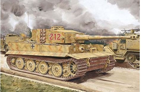 dragon-6947-tiger-i-late-zimmerit-maquette-char-1-35-normandie image 1
