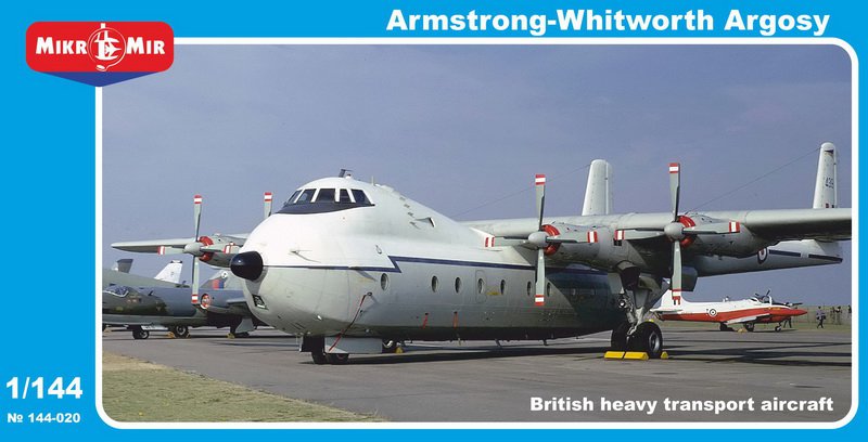 amp-mikromir-armstrong-whitworth-argosy-aw-660-maquette-avion-cargo image 1