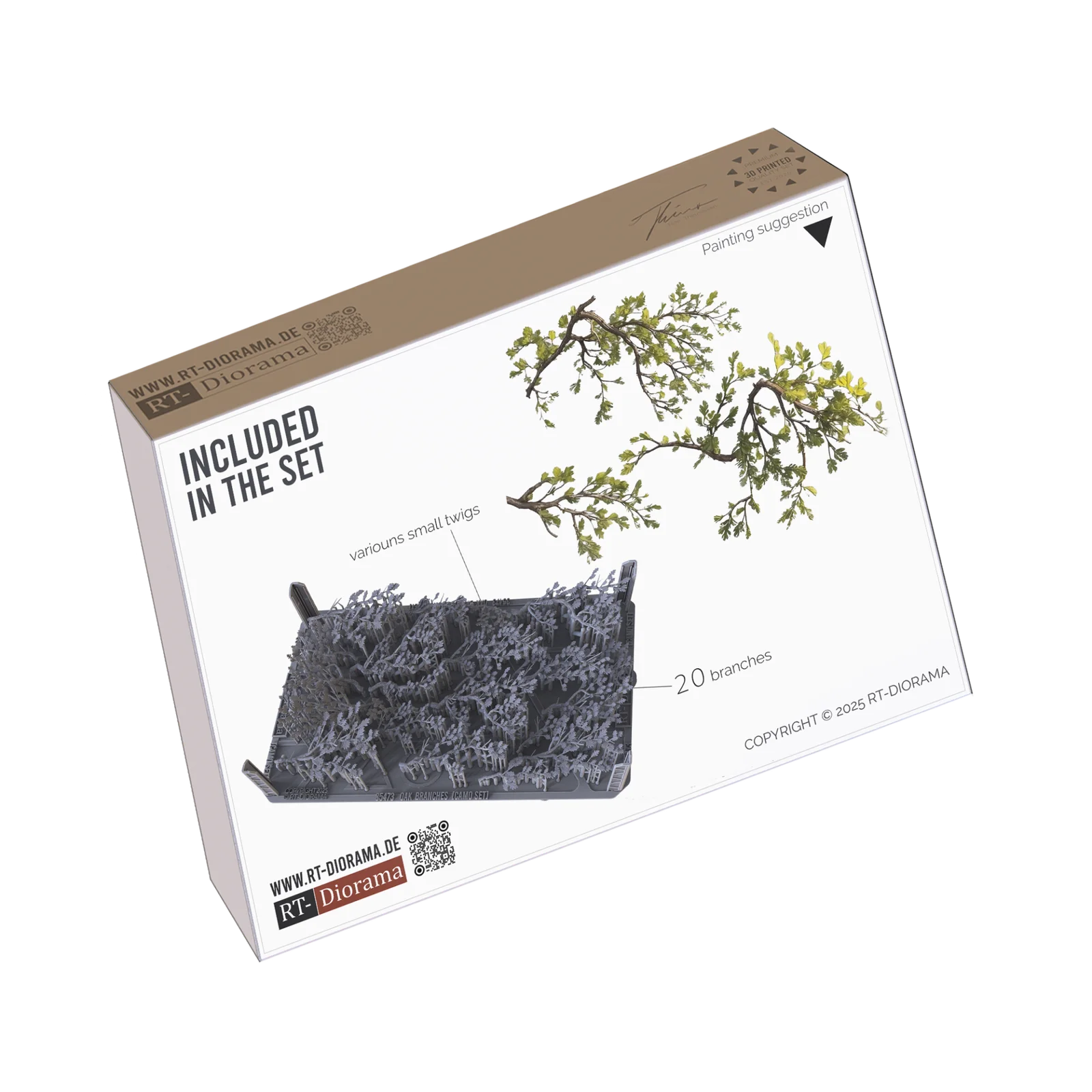 rt-diorama-35473-branches-de-ch-ne-d-cor-diorama-1-35 image 2