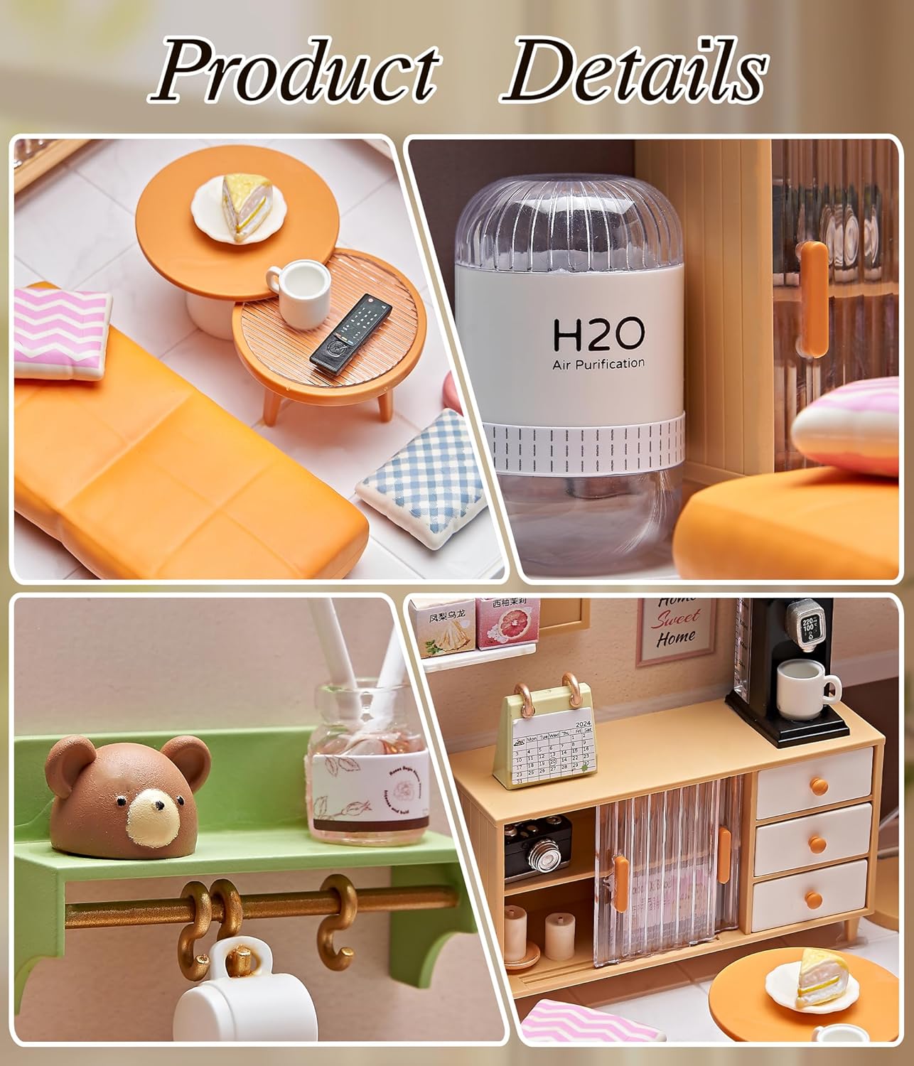 fairy-care-dreamy-bay-maison-miniature-salon-92-pcs image 6