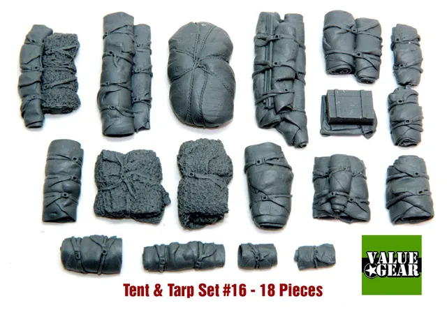 value-gear-vg016-tentes-et-b-ches-1-35-diorama-16-pi-ces image 1