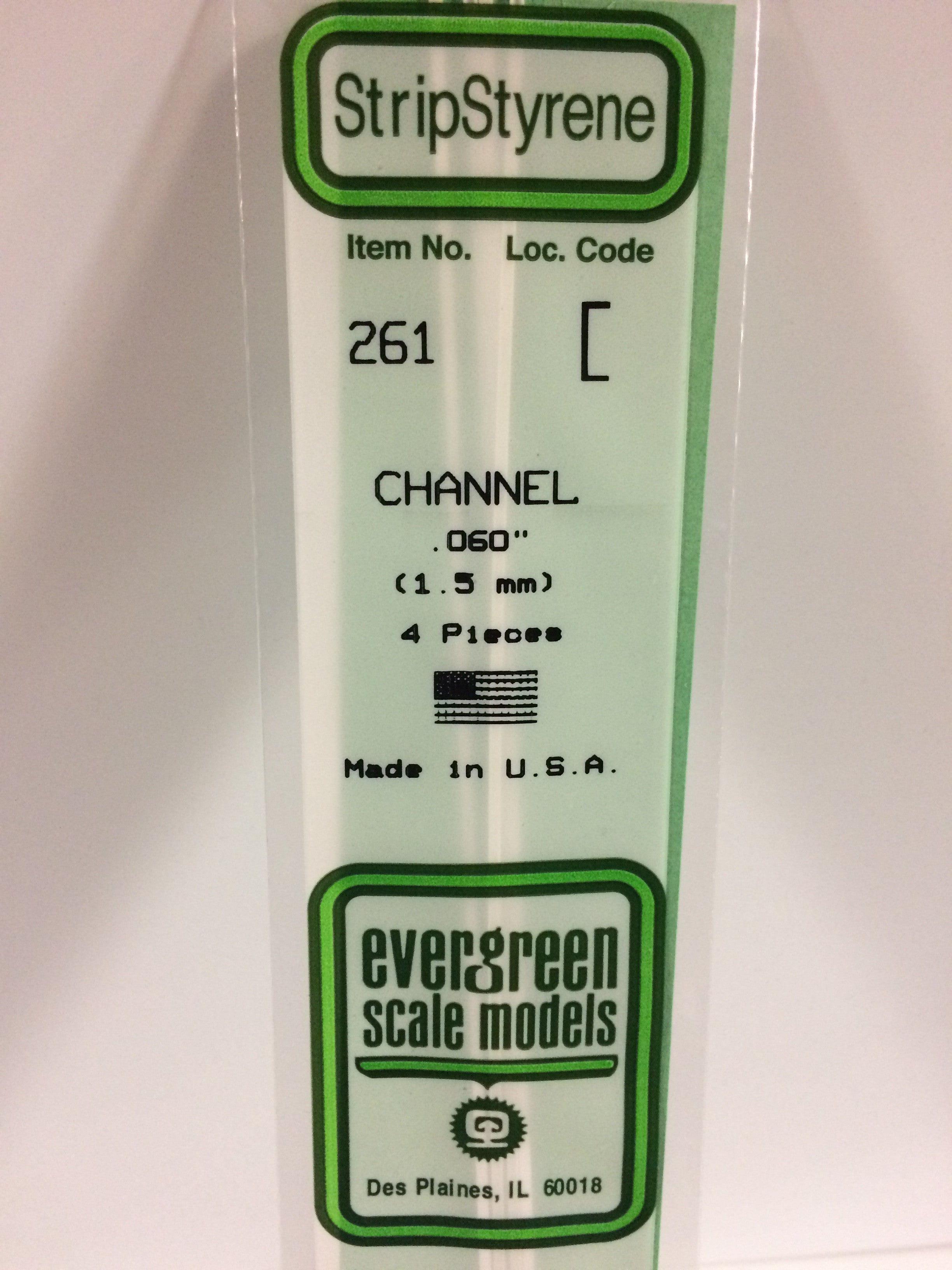 evergreen-shapes-261-profil-u-channel-blanc-1-5-mm-lot-de-4 image 1