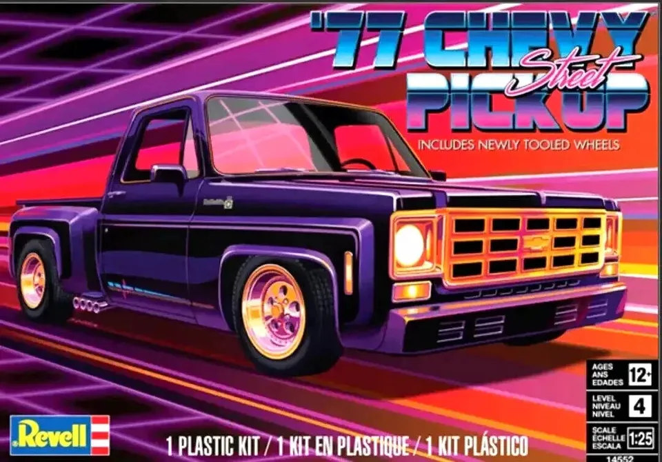revell-14552-77-chevy-pickup-street-maquette-camion-1-25 image 1