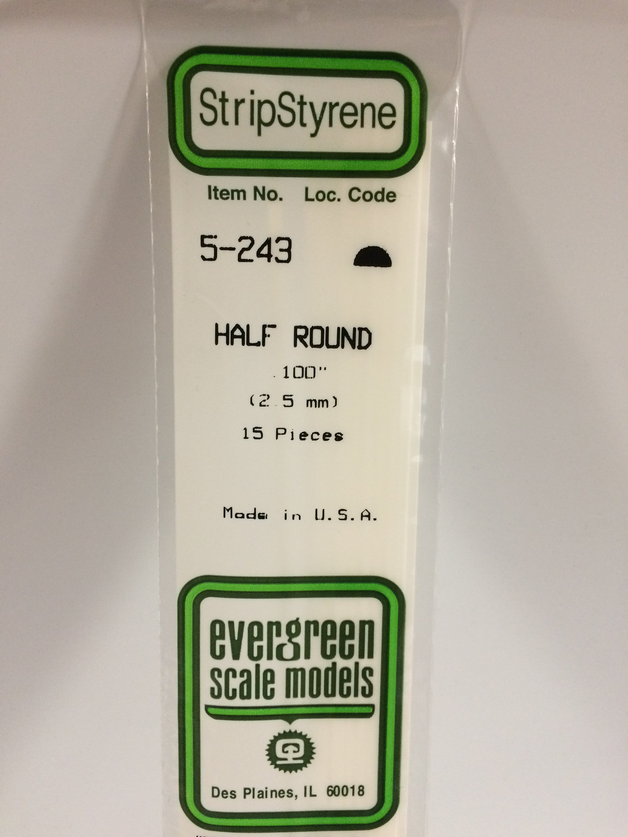 evergreen-shapes-243-demi-rond-plastique-2-5-mm-3-pcs image 2