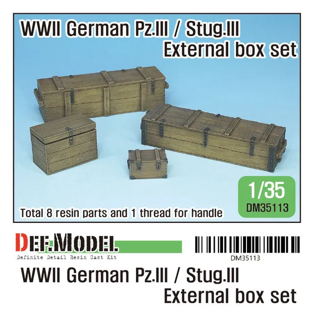 def-model-dm35113-coffret-caisses-pz-iii-stug-iii-1-35-r-sine image 1