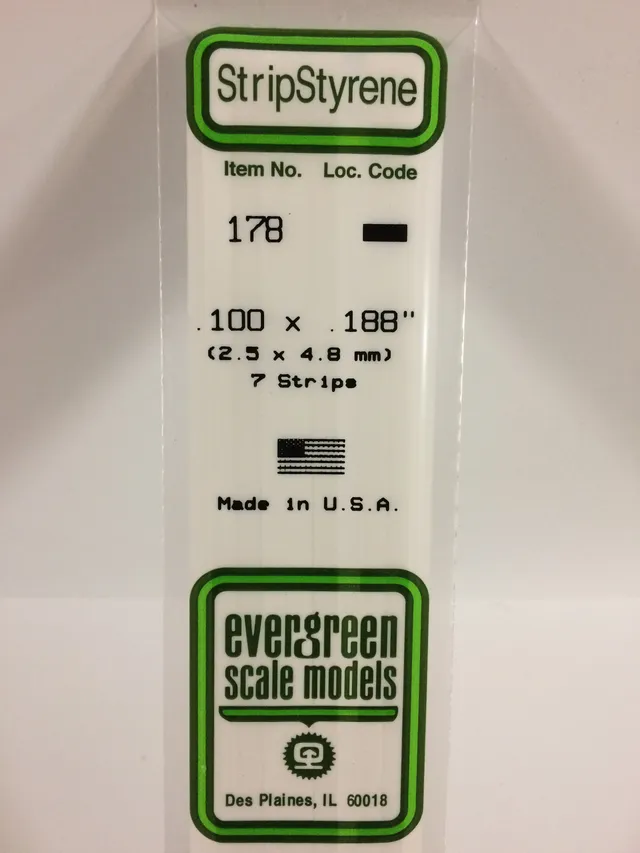 evergreen-strips-178-baguette-polystyr-ne-blanc-7-pi-ces image 1