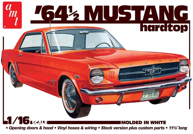 amt-1964-5-ford-mustang-coupe-maquette-voiture-1-16-60-ans image 1