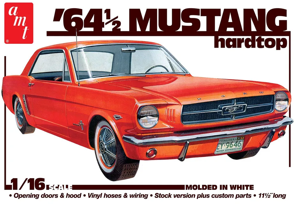 amt-1964-5-ford-mustang-coupe-maquette-voiture-1-16-60-ans image 1