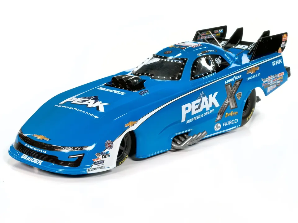 auto-world-john-force-peak-camaro-funny-car-1-24 image 1