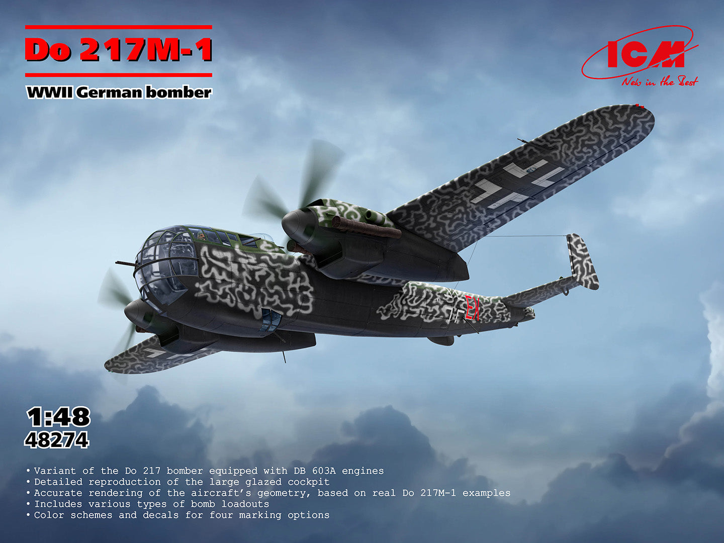 icm-48274-do-217m-1-maquette-avion-1-48-allemand image 1