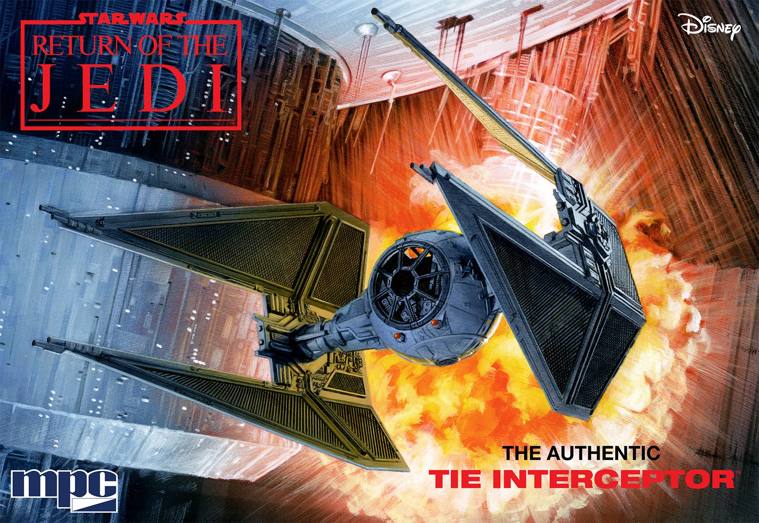 mpc-tie-interceptor-return-jedi-maquette-vaisseau-1-48 image 1