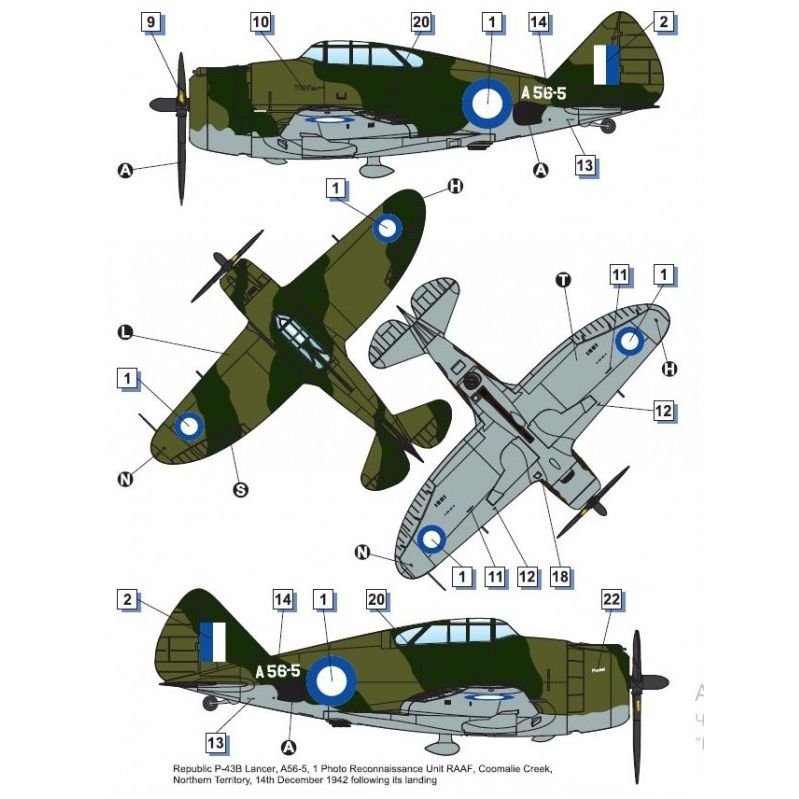 dora-wings-1-72-republic-p-43-lancer-maquette-avion-reco image 5