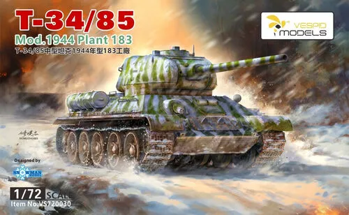 vespid-vs720030-t-34-85-mod-1944-maquette-char-1-72 image 1