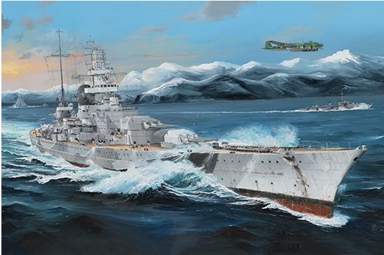 trumpeter-03715-scharnhorst-maquette-bateau-1-200 image 1