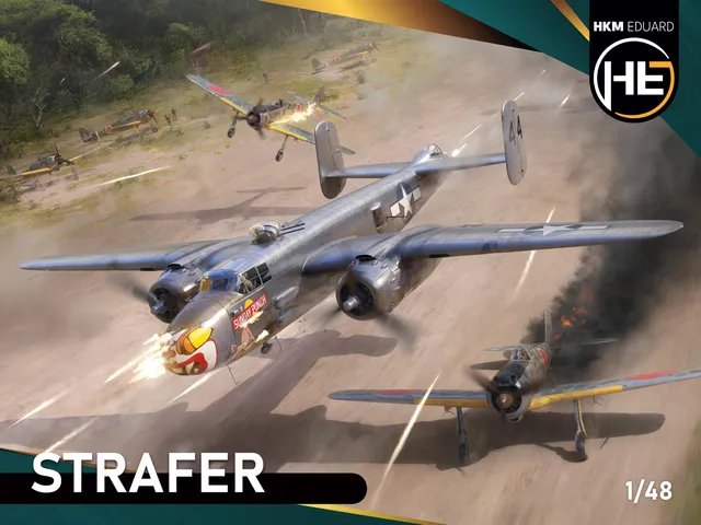 eduard-548001-b-25j-mitchell-strafer-maquette-1-48 image 1