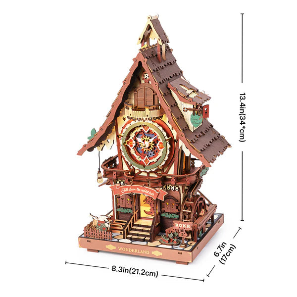 rokr-lc901c-puzzle-3d-bois-horloge-coucou-m-canique image 1