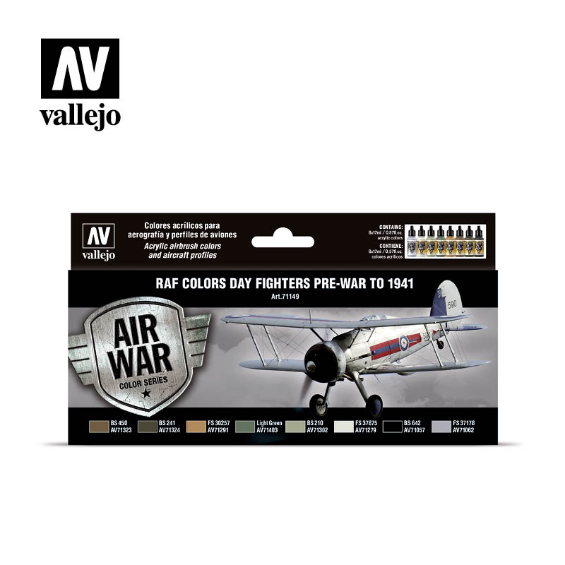 vallejo-71-149-raf-day-fighters-peinture-model-air-8x17ml image 1