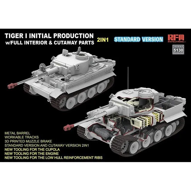 rye-field-model-5130-tiger-i-initial-maquette-char-1-35-int-rieur-complet image 1