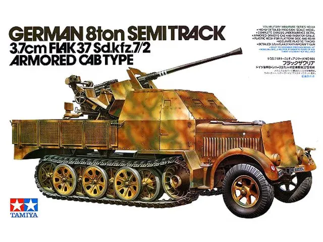 tamiya-sd-kfz-7-2-flak-37-maquette-blind-1-35-cabine-blind-e image 1