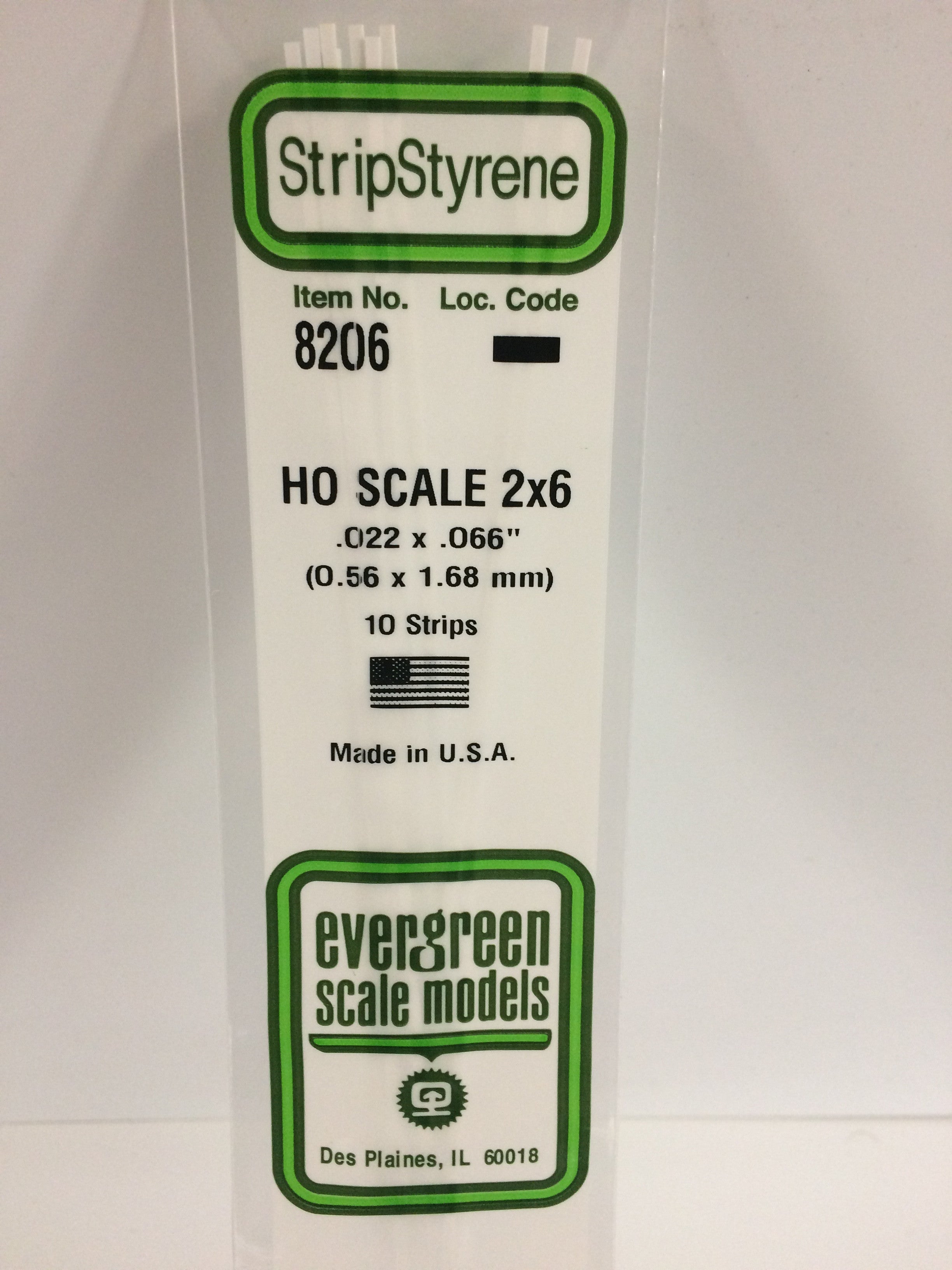 evergreen-strips-8206-baguette-ho-0-6x1-7mm-lot-10 image 1