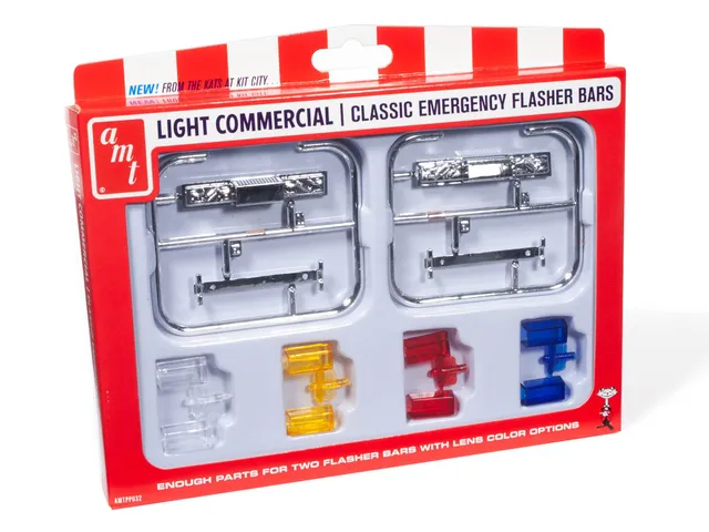 amt-classic-emergency-flasher-kit-maquette-1-25-rampe-gyrophare image 1