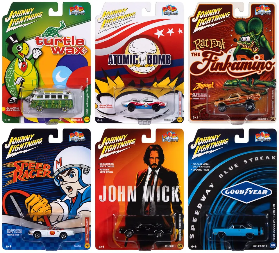 johnny-lightning-pop-culture-2025-release-1-miniature-1-64-coffret-6 image 1