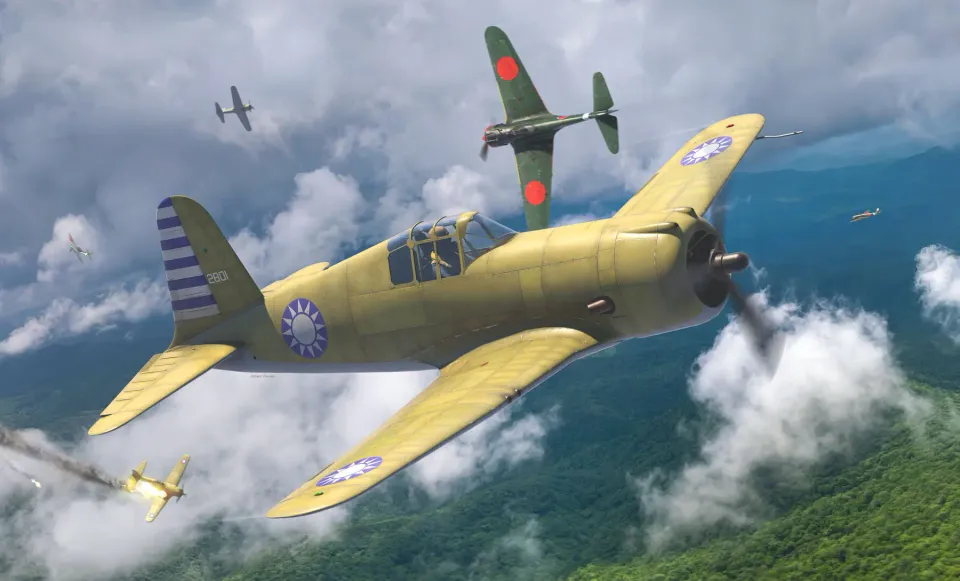 dora-wings-vultee-p-66-vanguard-maquette-avion-1-48-usa-chine image 1